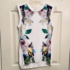 Ted Baker London Floral Sleeveless Top